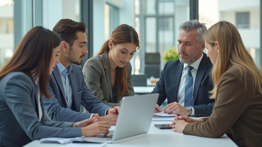 Предприниматель работает на своем проекте