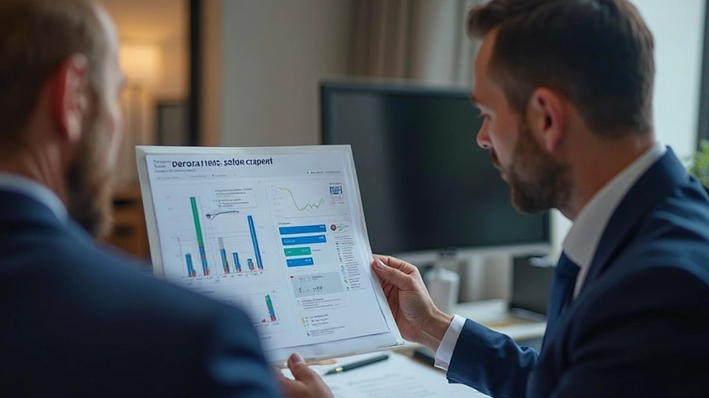 Профессиональное фото финансового планирования с графиками инвестиций и стратегией роста