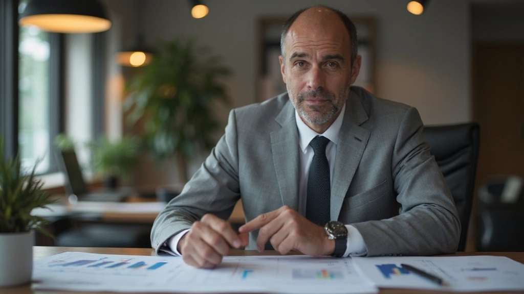 Финансовый консультант представляет план инвестирования и сбережений