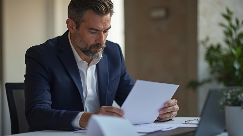 Профессиональный консультант проводит деловую встречу с клиентом за столом в офисе