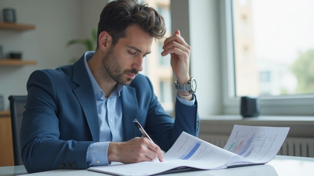 Профессиональное изображение человека, изучающего источники дополнительного дохода