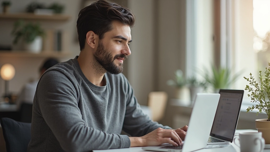 Специалист фриланса работает над проектом