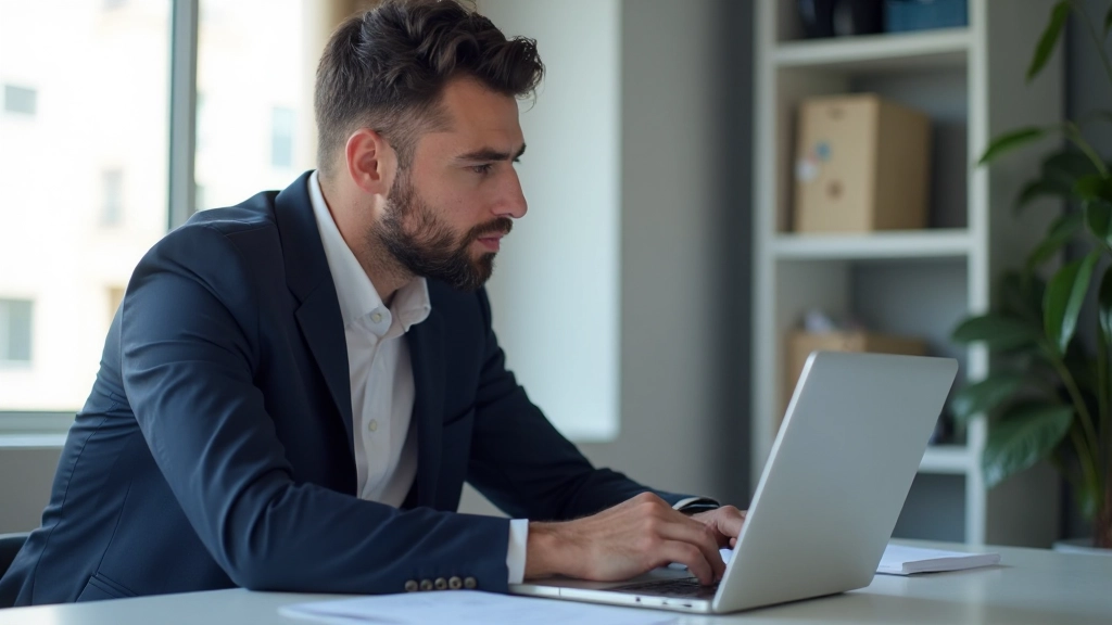 Профессиональная фотография успешного предпринимателя в современном офисе