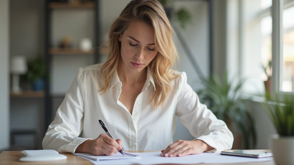 Молодой предприниматель работает с идеями и проектами