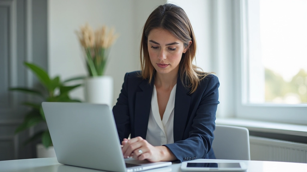 Профессиональный маркетолог анализирует данные на рабочем столе с графиками и аналитикой