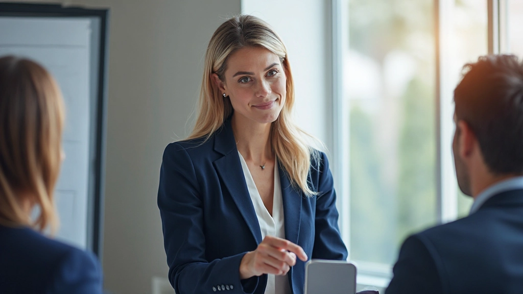 Профессиональная встреча команды в современном офисе